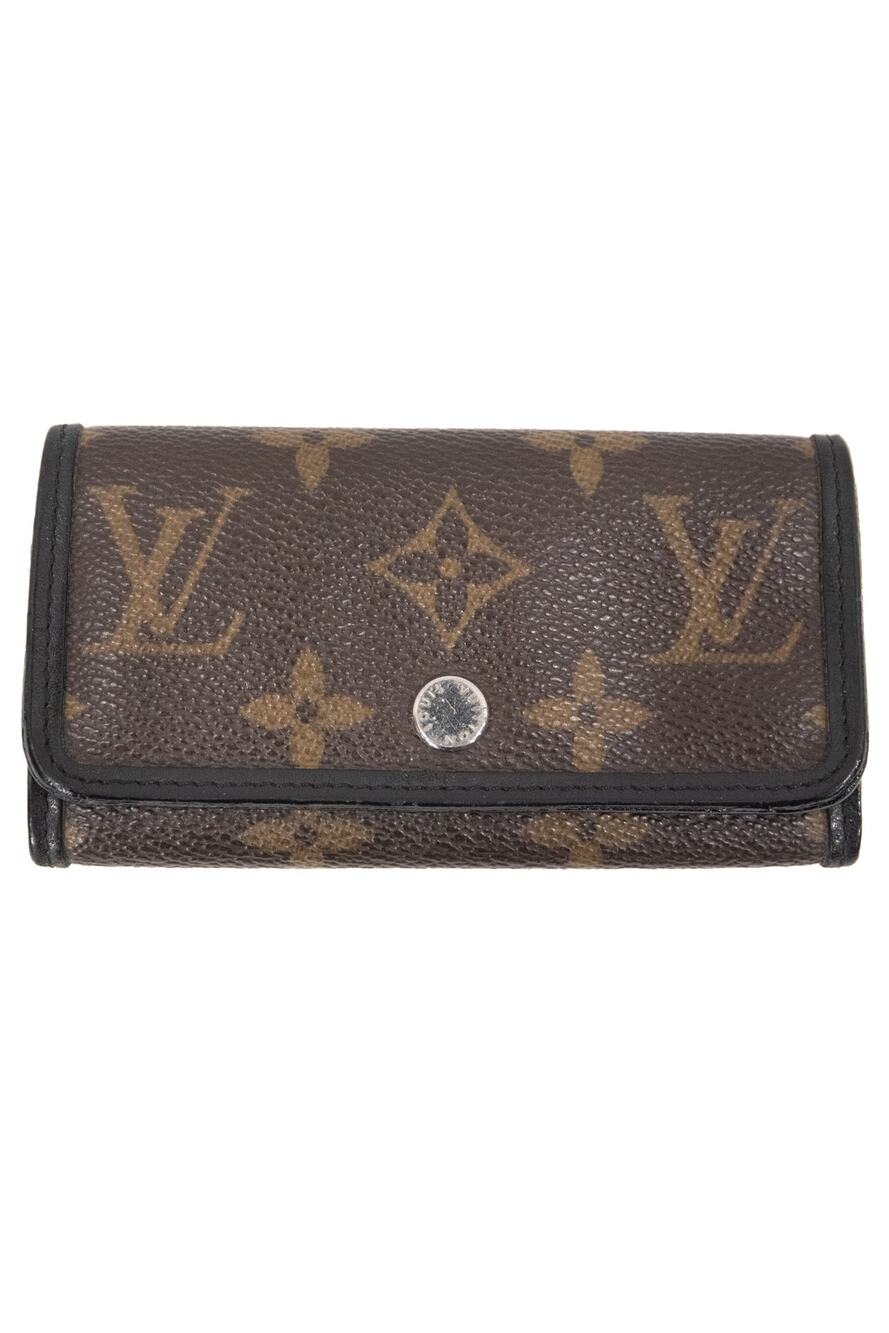 Authentic Louis Vuitton Monogram Macassar 6 Key Multicles